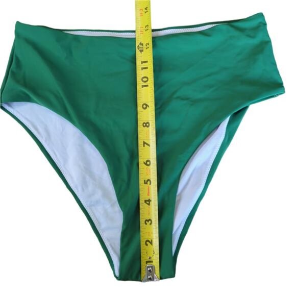 NEW Blooming Jelly Tropical High Waist Tie Knot Bikini Women's L - Picture 4 of 5